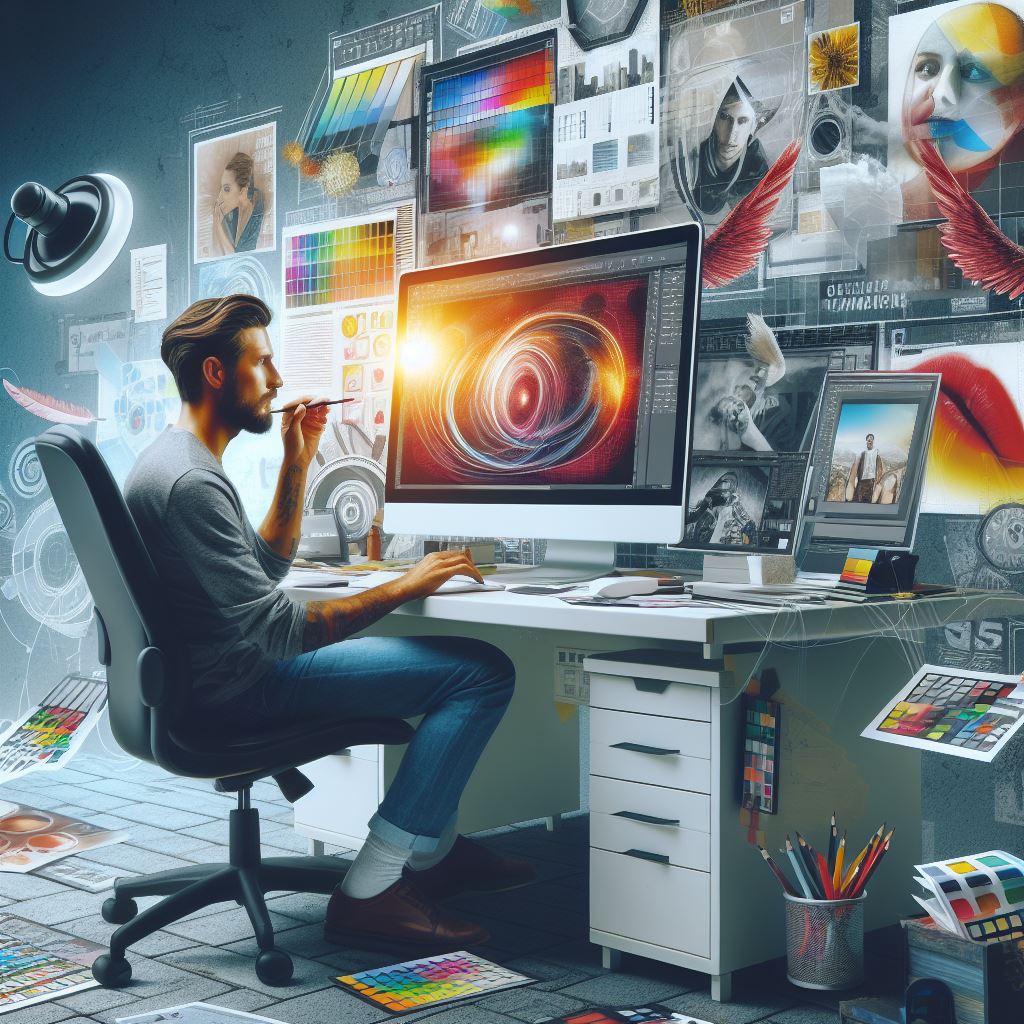 Quy trình chỉnh sửa ảnh kỹ thuật số nâng cao trong môi trường thiết kế hiện đại