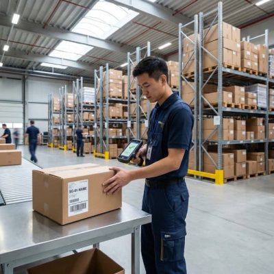 Kiểm soát chặt chẽ tại kho Quảng Châu giúp phân loại chính xác mã khách, đảm bảo hàng về Sài Gòn không bị thất lạc.